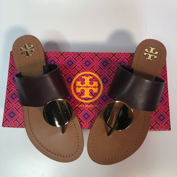 Tory Burch Shoes - Tory Burch Patos Disk sandal in Malbec